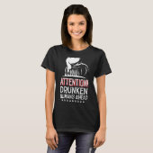 Drink weekendreis voor groepen t-shirt (Voorkant volledig)