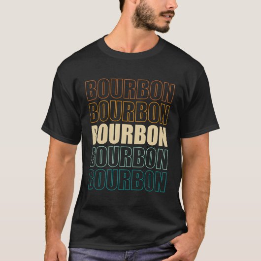 Drink Whiskey Bourbon T-shirt (Voorkant)