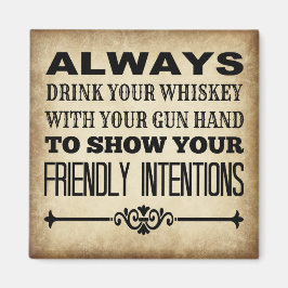 Drink Whiskey Magneet