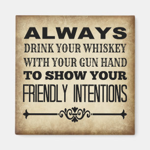 Drink Whiskey Magneet