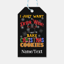 Drink Wijn Bakken Kerstkoekjes, Feestelijke Xmas