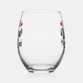 Drink Wijn en Feel Fijn Stemless Wijnglas Zonder Voet (Links)