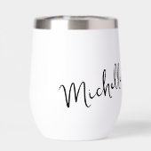 Drink wijn voelt fijn gepersonaliseerd (Achterkant)