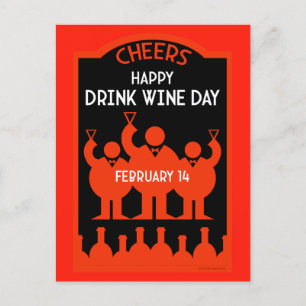 Drink Wijndag Briefkaart