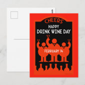 Drink Wijndag Briefkaart (Voorkant / Achterkant)