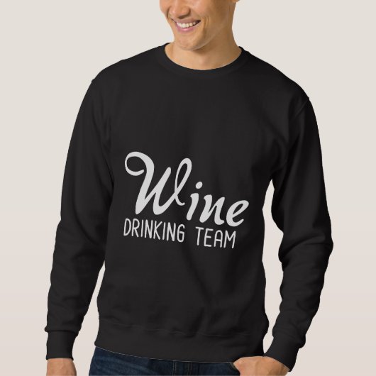 Drink wijnteam gemonteerd trui (Voorkant)