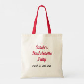 Drink Wine Funny Gezegde Gepersonaliseerd Tote Bag (Achterkant)