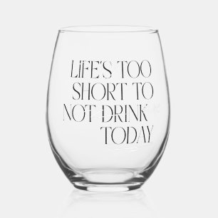 Drink Wine Vandaag – Stengel-loze Wijn Glas