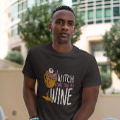 Drink-witch-prijsopgave voor wijn t-shirt
