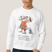 Drink wittrui voor de kerstman trui (Voorkant)