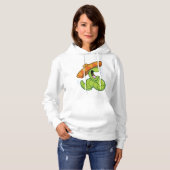 Drink worm met Sombrero Mexican Party Hoodie (Voorkant volledig)