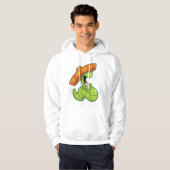 Drink worm met Sombrero Mexican Party Hoodie (Voorkant volledig)