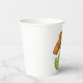 Drink worm met Sombrero Mexican Party Papieren Bekers (Rechts)