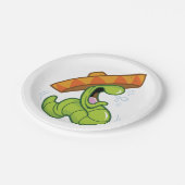 Drink worm met Sombrero Mexican Party Papieren Bordje (Gekanteld)