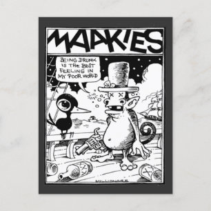 Drink zijn is het beste Briefkaart met een aanbied