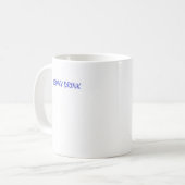 drinkbeker met Drink Koffiemok (Voorkant links)