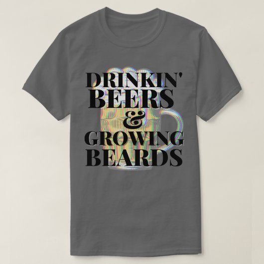 Drinkbier Groenten 1 T-shirt (Design voorkant)
