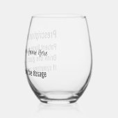 Drinke Humor Recept Wijn Glas (Links)