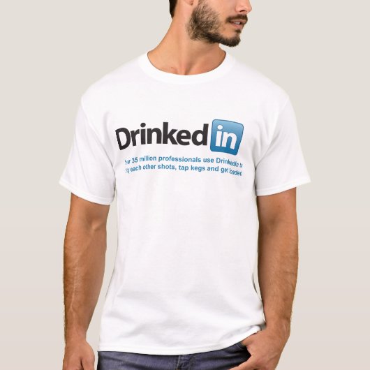 DrinkedIn T-shirt (Voorkant)