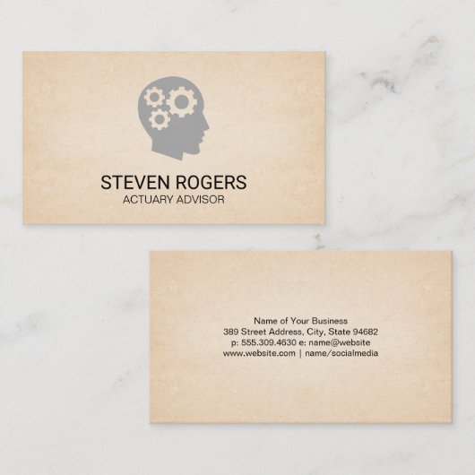 Drinkelen | Actueel risicobeheer Visitekaartje (Voorkant / Achterkant)