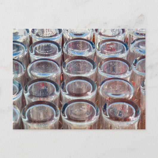 Drinken Abstract Briefkaart (Voorkant)