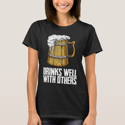 Drinken Alcohol Drinkteam T-shirt (Voorkant)