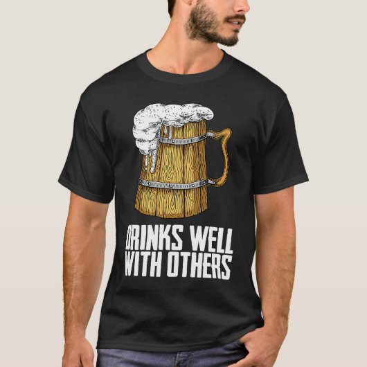Drinken Alcohol Drinkteam T-shirt (Voorkant)