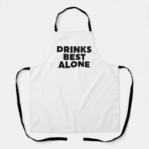 Drinken Alleen beste Schort
