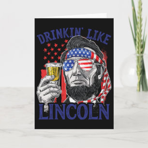 Drinken als Lincoln 4 juli Abraham Abe Amer Kaart