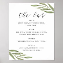 Drinken balk voor de groenbladerkalligrafie