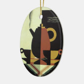 Drinken Beverages Koffiepot met bekertjes Keramisch Ornament (Links)