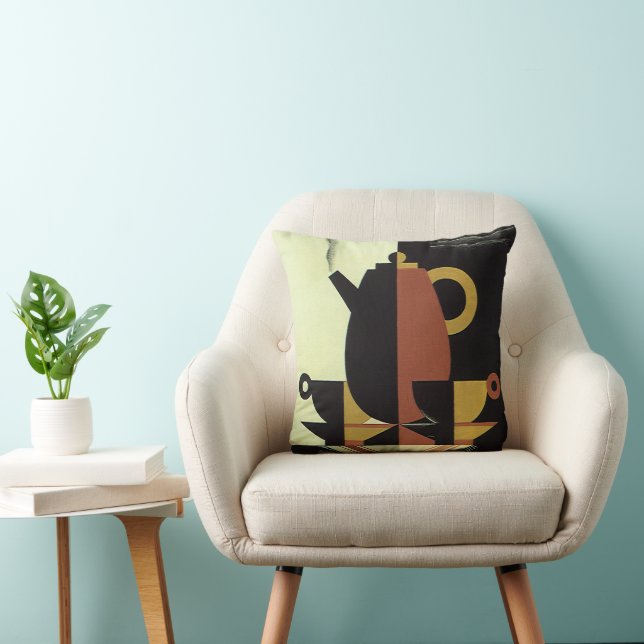  Drinken Beverages Koffiepot met bekertjes Kussen (Stoel)