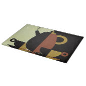  Drinken Beverages Koffiepot met bekertjes Snijplank (Hoek)