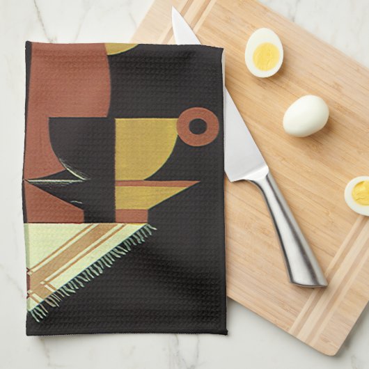 Drinken Beverages Koffiepot met bekertjes Theedoek (Quarter Fold)