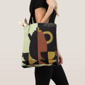  Drinken Beverages Koffiepot met bekertjes Tote Bag (Dichtbij)