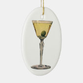  Drinken Beverages, Martini Olive Cocktail Keramisch Ornament (Rechts)