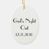  Drinken Beverages, Martini Olive Cocktail Keramisch Ornament (Achterkant)