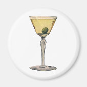  Drinken Beverages, Martini Olive Cocktail Magneet (Voorkant)
