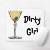  Drinken Beverages, Martini Olive Cocktail Muismat (Met muis)