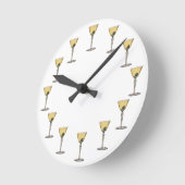  Drinken Beverages, Martini Olive Cocktail Ronde Klok (Hoek)