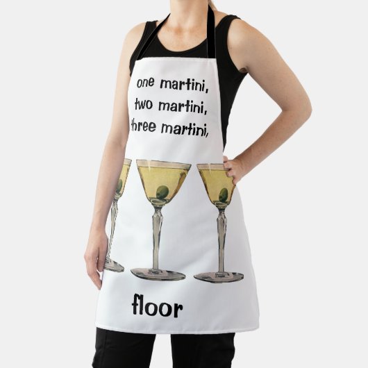  Drinken Beverages, Martini Olive Cocktail Schort (Insitu)