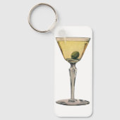  Drinken Beverages, Martini Olive Cocktail Sleutelhanger (Voorkant)