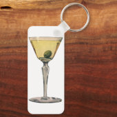  Drinken Beverages, Martini Olive Cocktail Sleutelhanger (Achterkant)