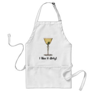 Drinken Beverages, Martini Olive Cocktail Standaard Schort