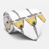  Drinken Beverages, Martini Olive Cocktail Stropdas (Opgerold)