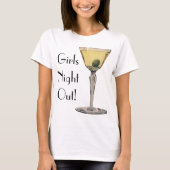  Drinken Beverages, Martini Olive Cocktail T-shirt (Voorkant)