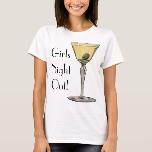  Drinken Beverages, Martini Olive Cocktail T-shirt (Voorkant)