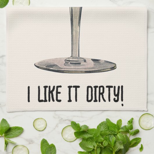  Drinken Beverages, Martini Olive Cocktail Theedoek (Gevouwen)