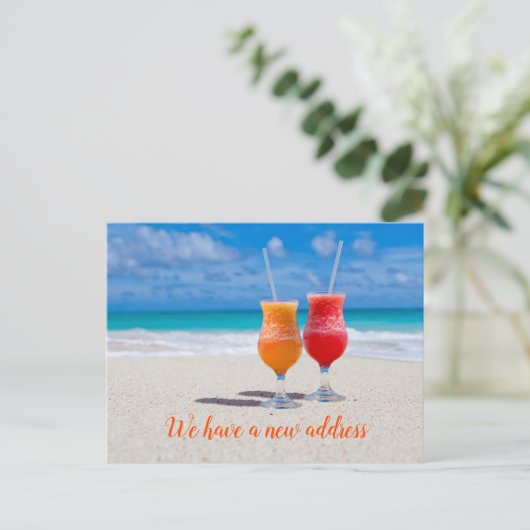 Drinken Bewegend Aankondiging Briefkaart (Staand voorkant)