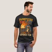 Drinken bij het kampvuur t-shirt (Voorkant volledig)